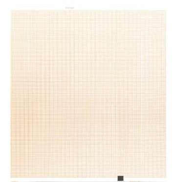 Recording Chart Paper Nihon Kohden Z-Fold Orange Grid