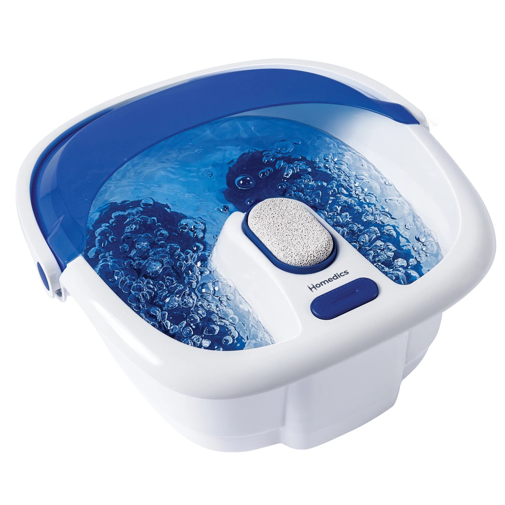 Foot Bath with Heat Boost HoMedics® Bubble Bliss Elite Blue / White Plastic