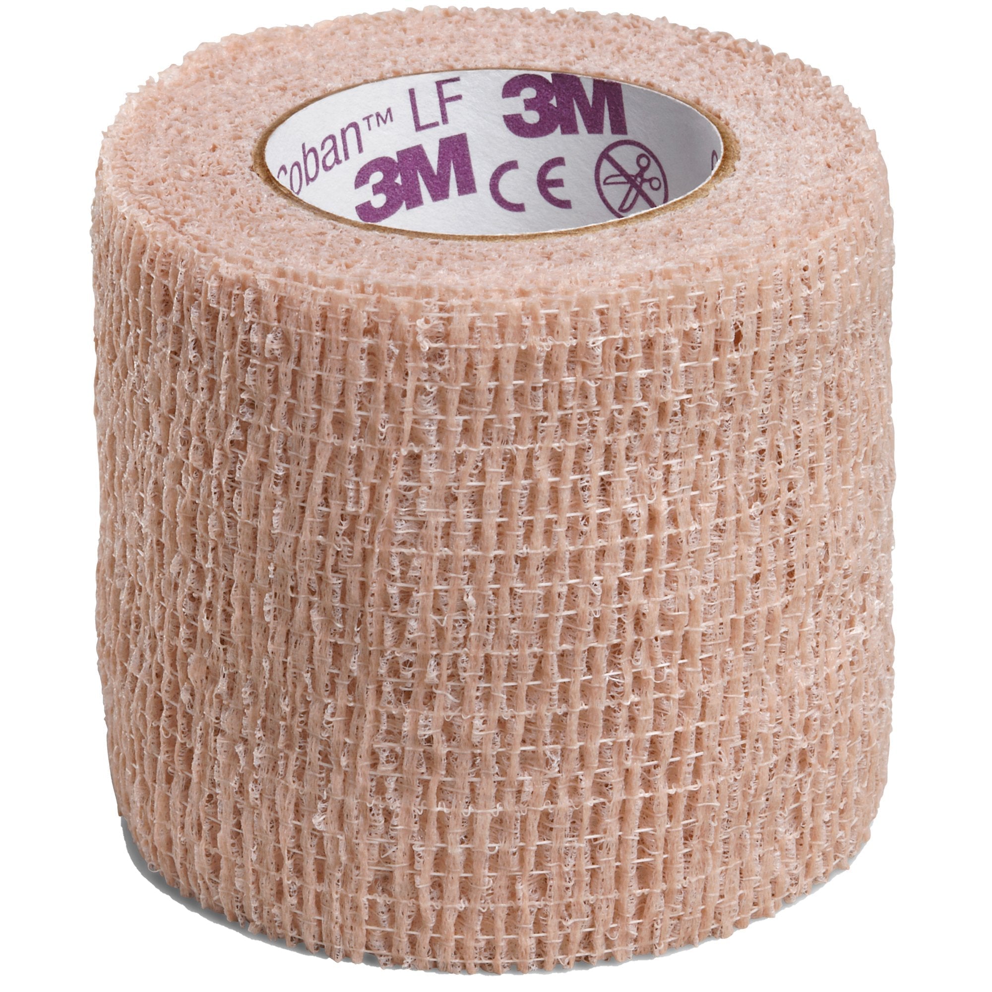 Cohesive Bandage 3M Coban LF 2 Inch X 5 Yard Self Adherent Closure Tan NonSterile Standard Compression