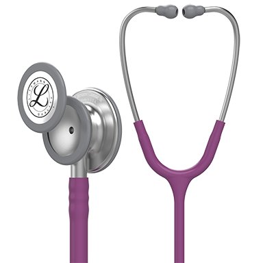 Clinician Stethoscope 3M™ Littmann® Classic III™ Purple 1-Tube 27 Inch Tube Convertible Chestpiece