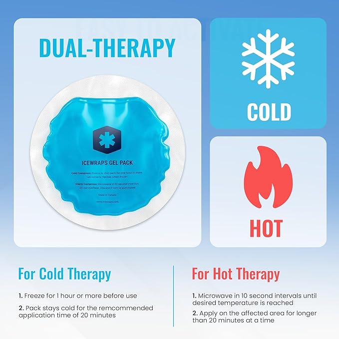 cold pack medico general purpose 4 inch diameter fabric plastic gel reusable packaging type case