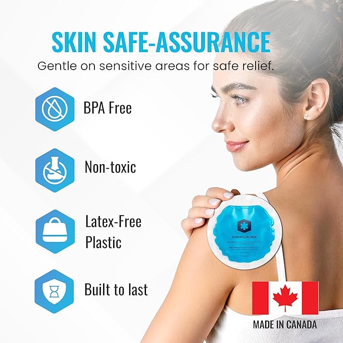 cold pack medico general purpose 4 inch diameter fabric plastic gel reusable packaging type case