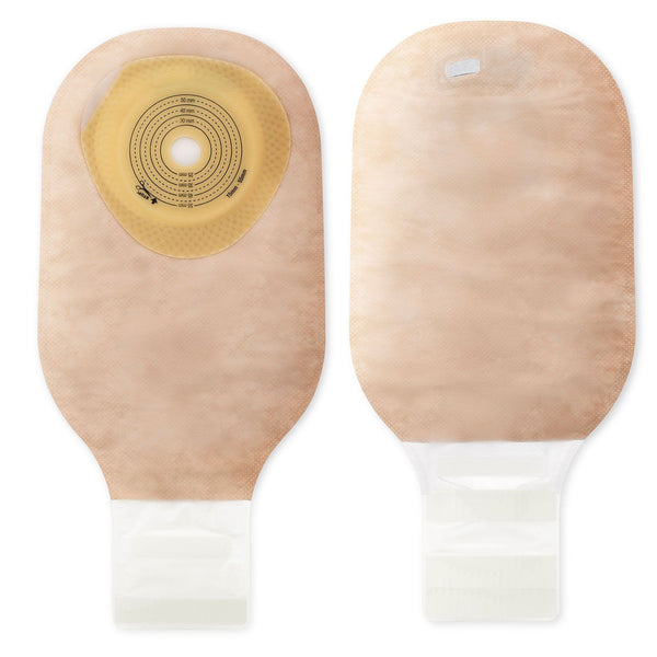 Colostomy Pouch Premier One Piece System 12 Inch Length Flat, Trim To Fit 5/8 to 2 1/8 Inch Stoma Drainable