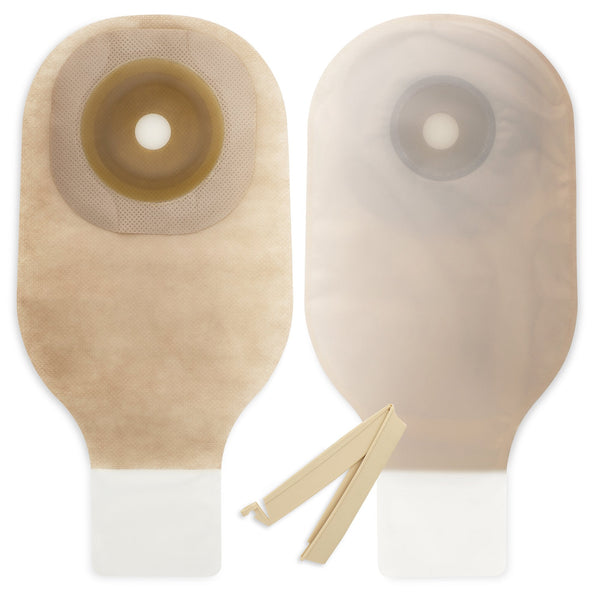 Colostomy Pouch Premier Flextend One Piece System 12 Inch Length 1 1/4 Inch Stoma Drainable