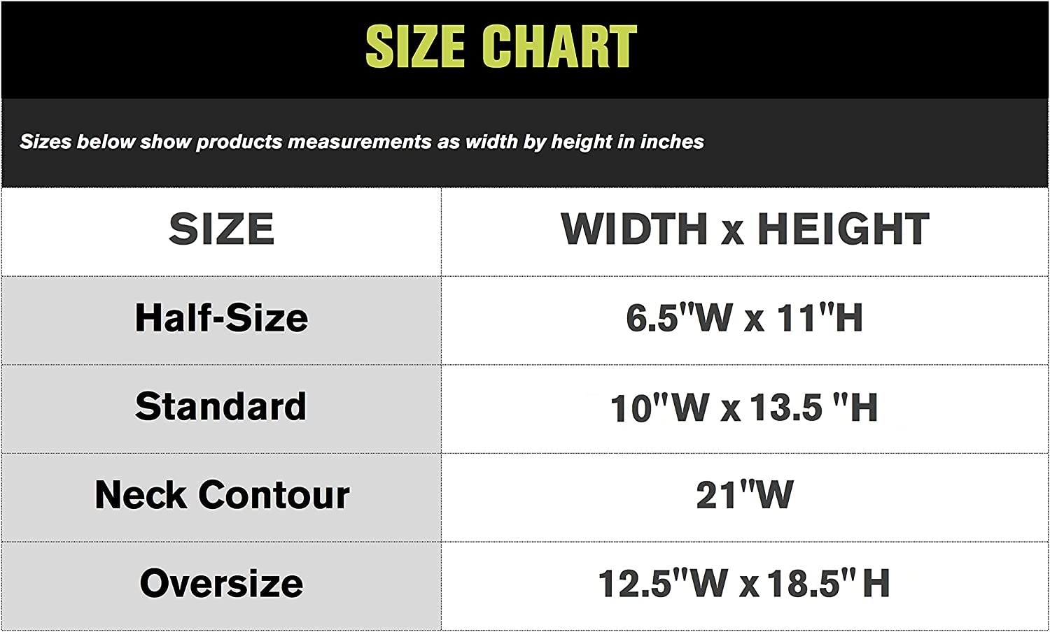 colpac polyurethane covered oversize 12 5 x18 5 32x47cm