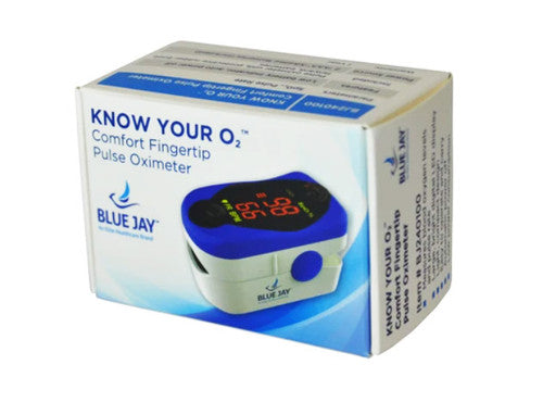 comfort finger tip pulse oximeter blue jay brand