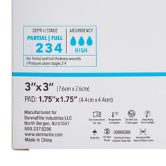 comfortfoam border foam wound dressing w soft silicone adhesive 7 6 x 7 6 cm comfortfoam border foam dressing mk946493bx
