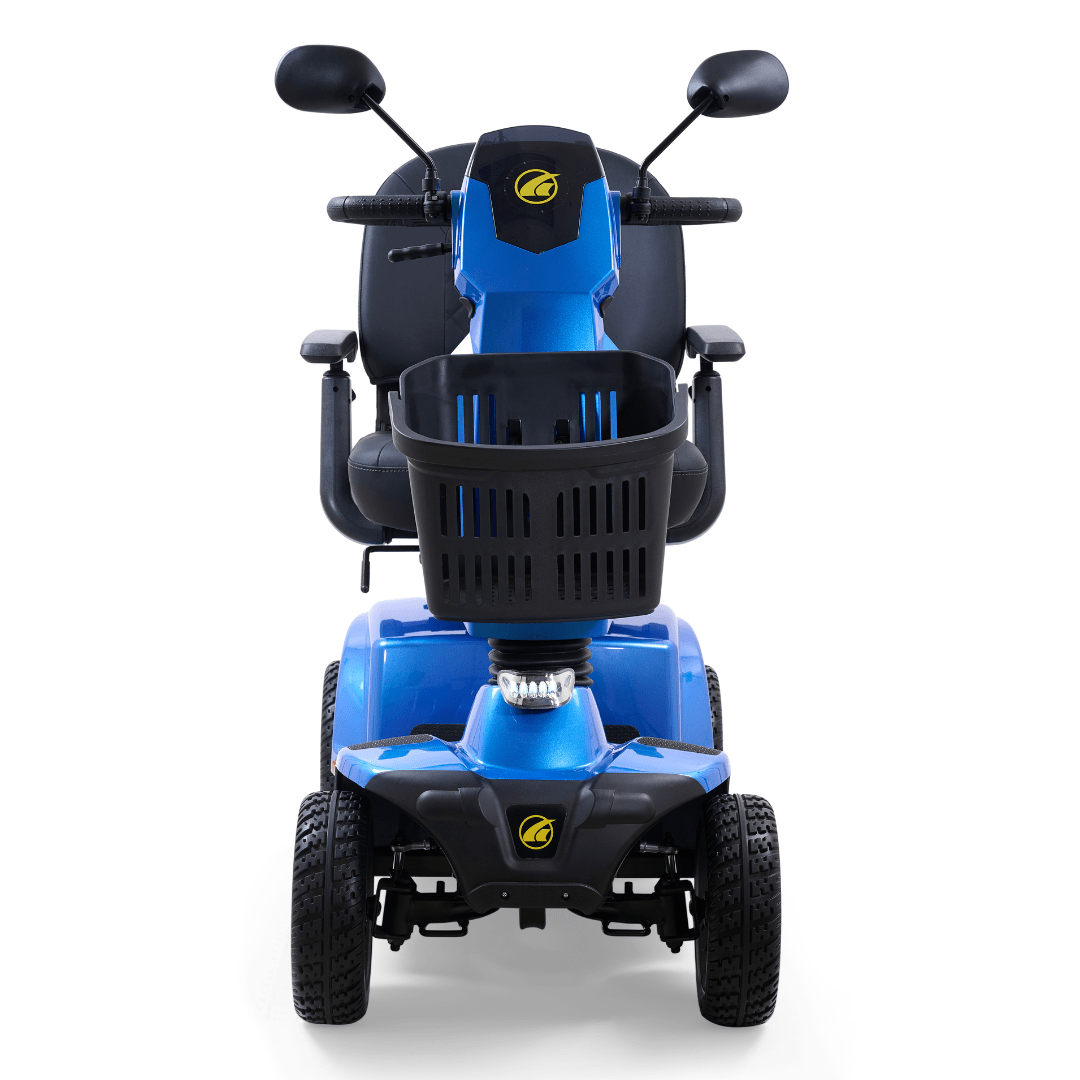 companiontm ii 4 wheel elec scooter vermillion red full sz