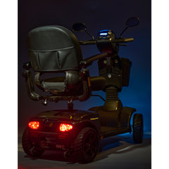 companiontm ii 4 wheel elec scooter vermillion red full sz