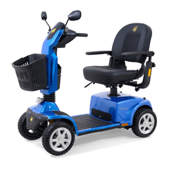companiontm ii 4 wheel elec scooter vermillion red full sz