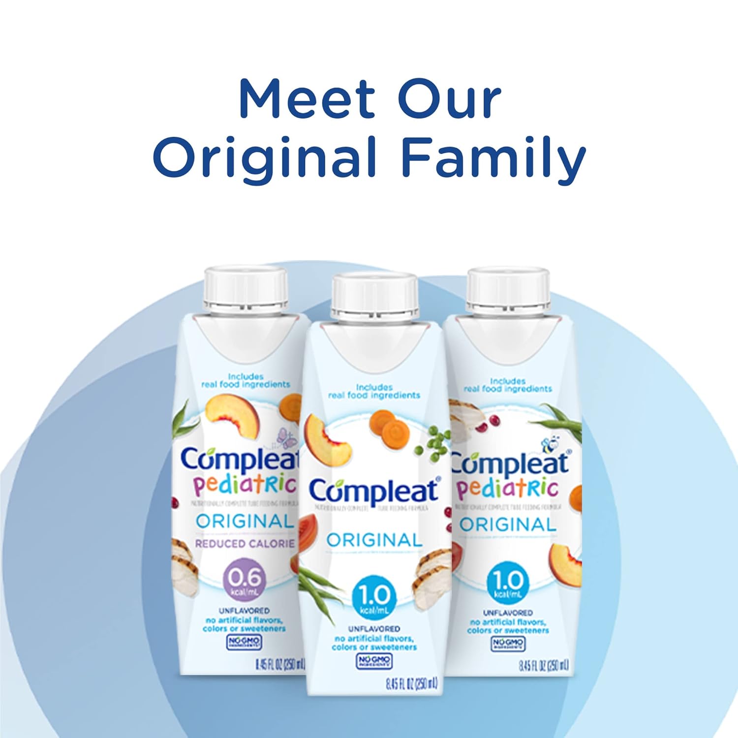 compleat pediatric ready to use pediatric tube feed formula 8 45 oz carton compleat pediatric original pediatric tube feeding formula mk855367ea