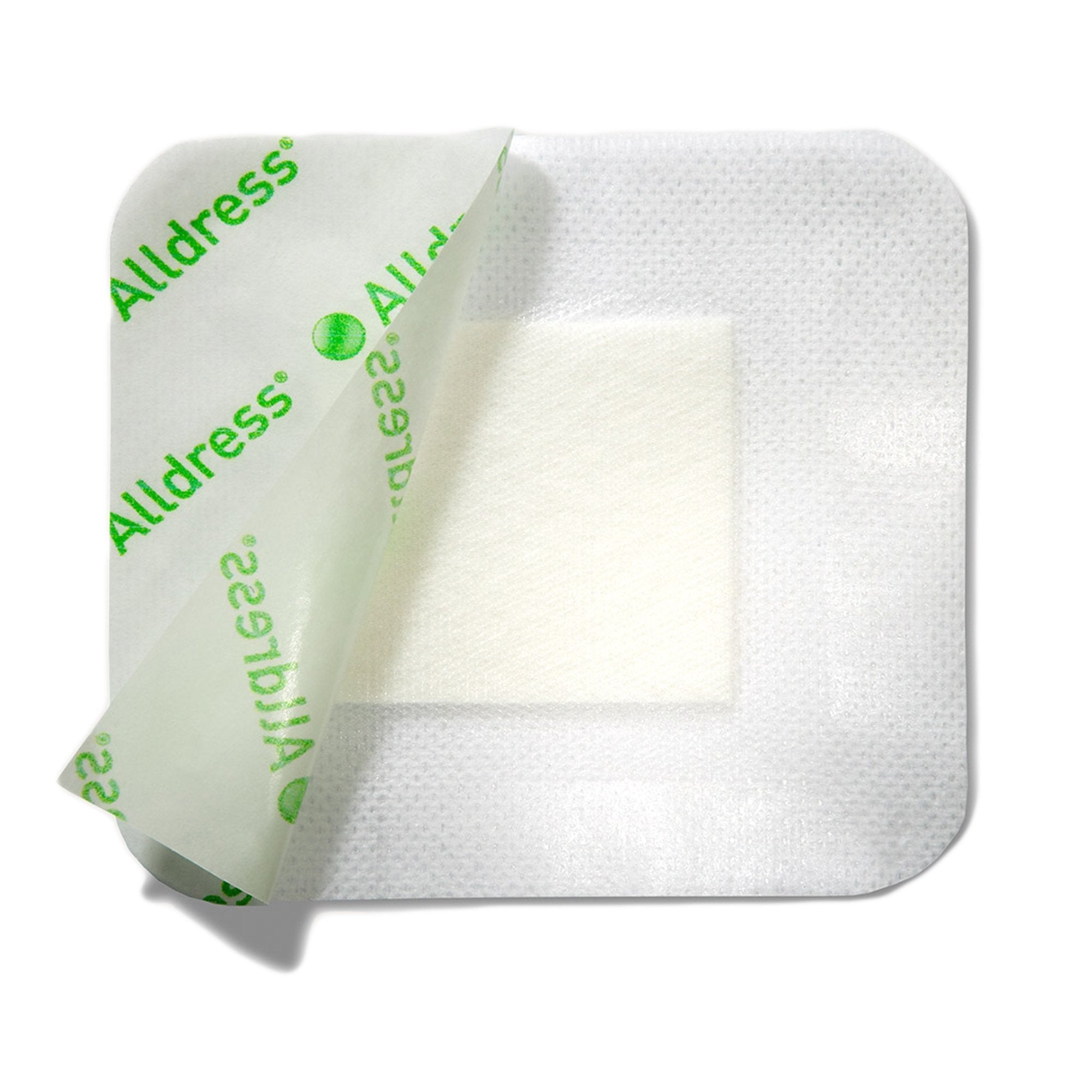 Composite Dressing Alldress 4 X 4 Inch Square Sterile Waterproof Film Backing