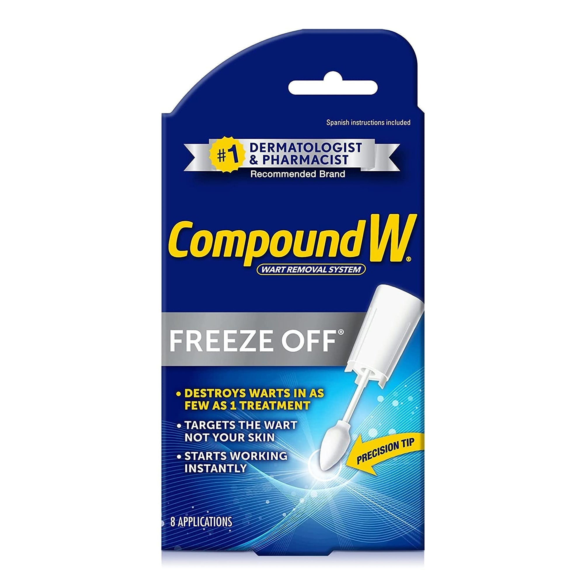 Wart Remover Compound W Freeze Off Liquid 8 per Box