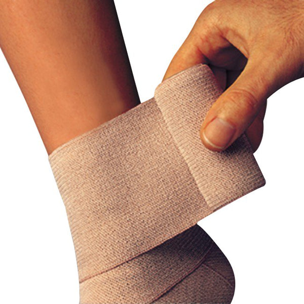 Compression Bandage Comprilan 3 Inch X 5 1/2 Yard Clip Detached Closure Tan NonSterile Standard Compression