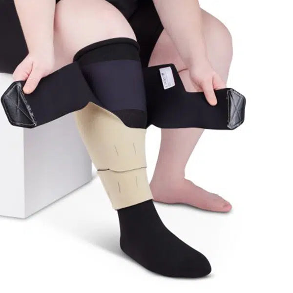 Compression Wrap circaid juxtalite Medium / Long Tan Lower Leg,Packaging Type- Each