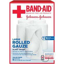Conforming Bandage Band Aid 4 Inch X 3 3/5 Yard Sterile 5 per Pack