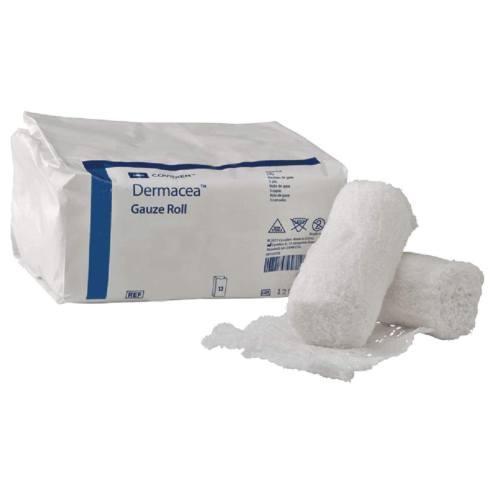 Conforming Bandage Dermacea 4 Inch X 4 1/10 Yard 1 Ply NonSterile 12 per Pack