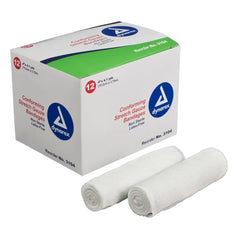 Conforming Bandage Dynarex 4 Inch X 4.1 Yard 1 Ply NonSterile 12 per Pack