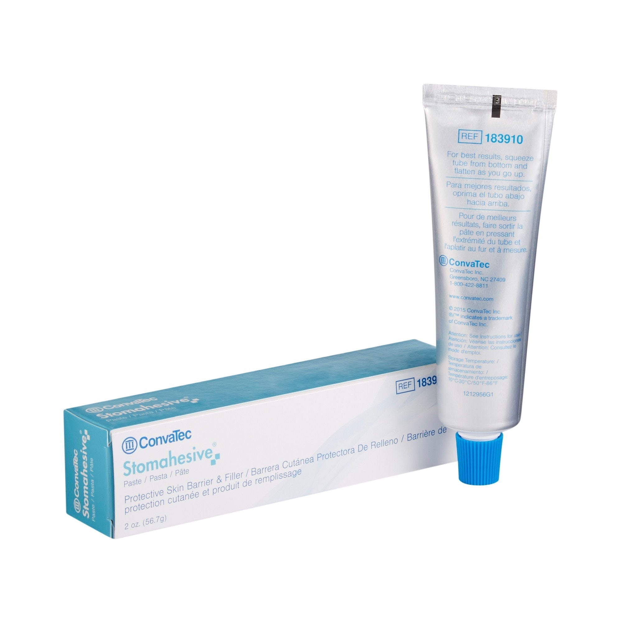 Ostomy Barrier Paste Stomahesive 2 oz. Tube, Pectin Based, Protective Skin Barrier