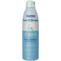 Sunscreen Coppertone Pure and Simple SPF 50 Lotion 6 oz. Bottle