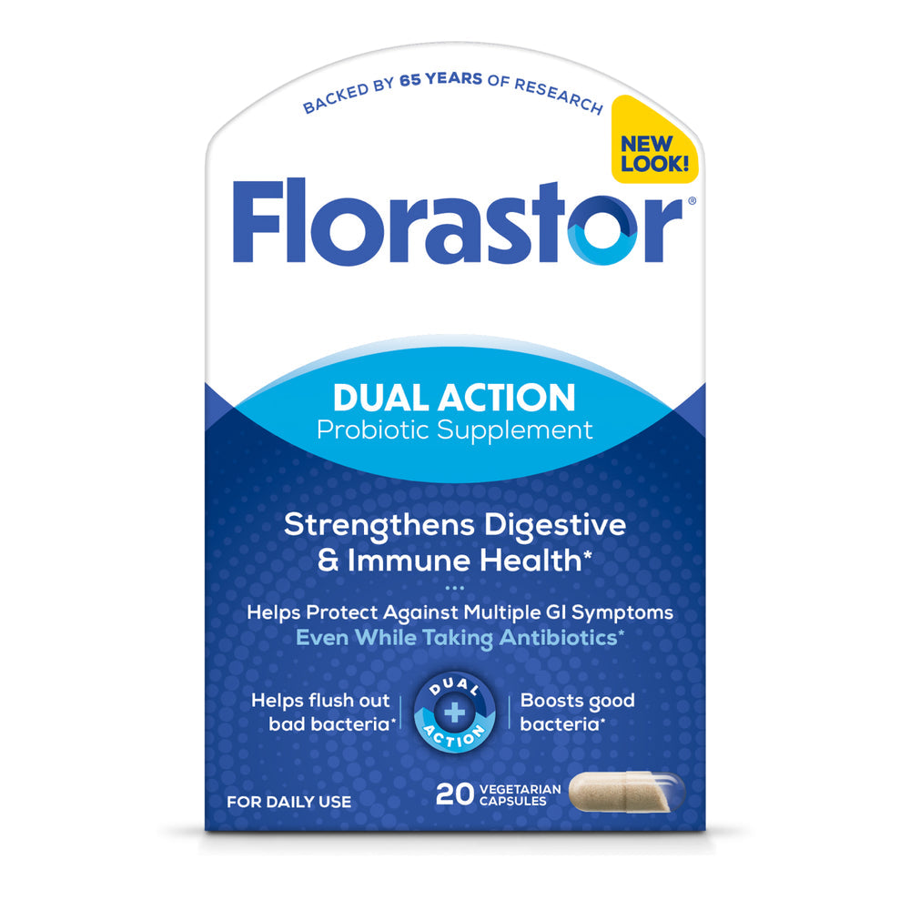 Probiotic Dietary Supplement Florastor 20 per Box Capsule,  Packaging Type- Box
