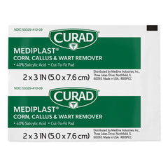 Corn / Callus / Wart Remover Curad MediPlast 40% Strength Medicated Pad 25 per Box