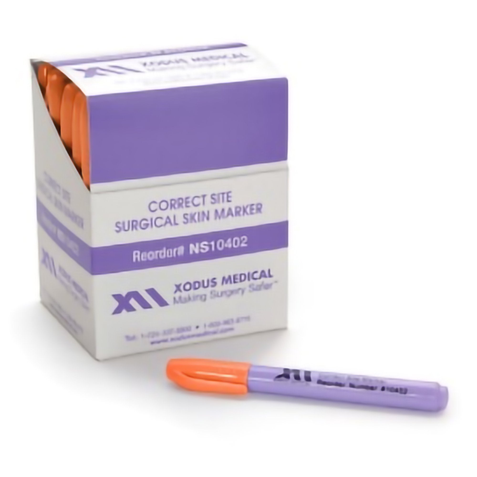 Correct Site Marker Prep Resistant Gentian Violet Ink 4 1/4 Inch Length NonSterile Mini Regular Tip