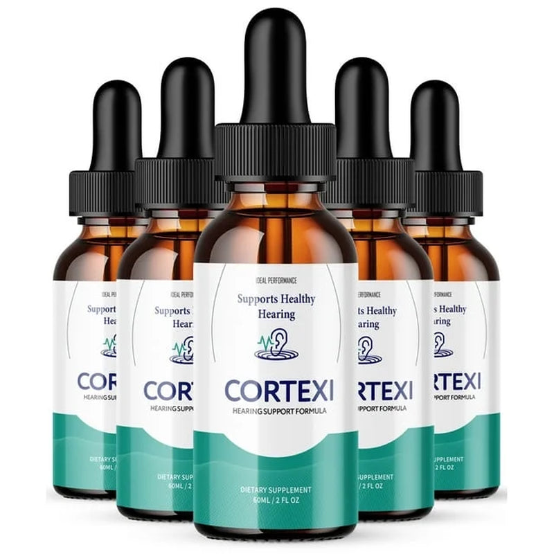 Cortexi Hearing Support Formula Dietary Supplement Drops, 5 Pack