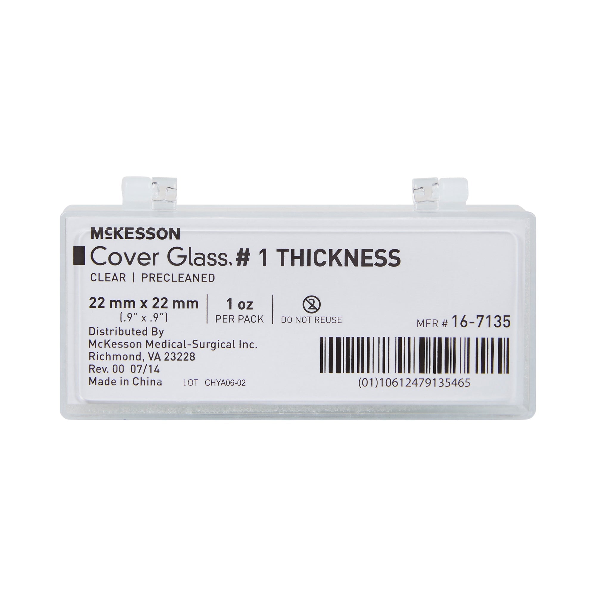 cover glass mckesson square no 1 thickness 22 x 22 mm packaging type packet