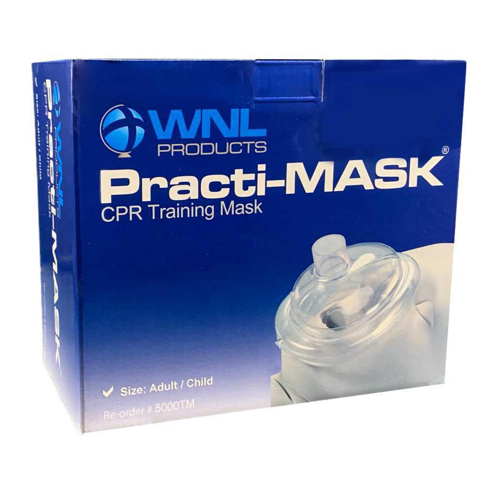 CPR Trainer with Training Valve Combo Practi MASK Adult / Child