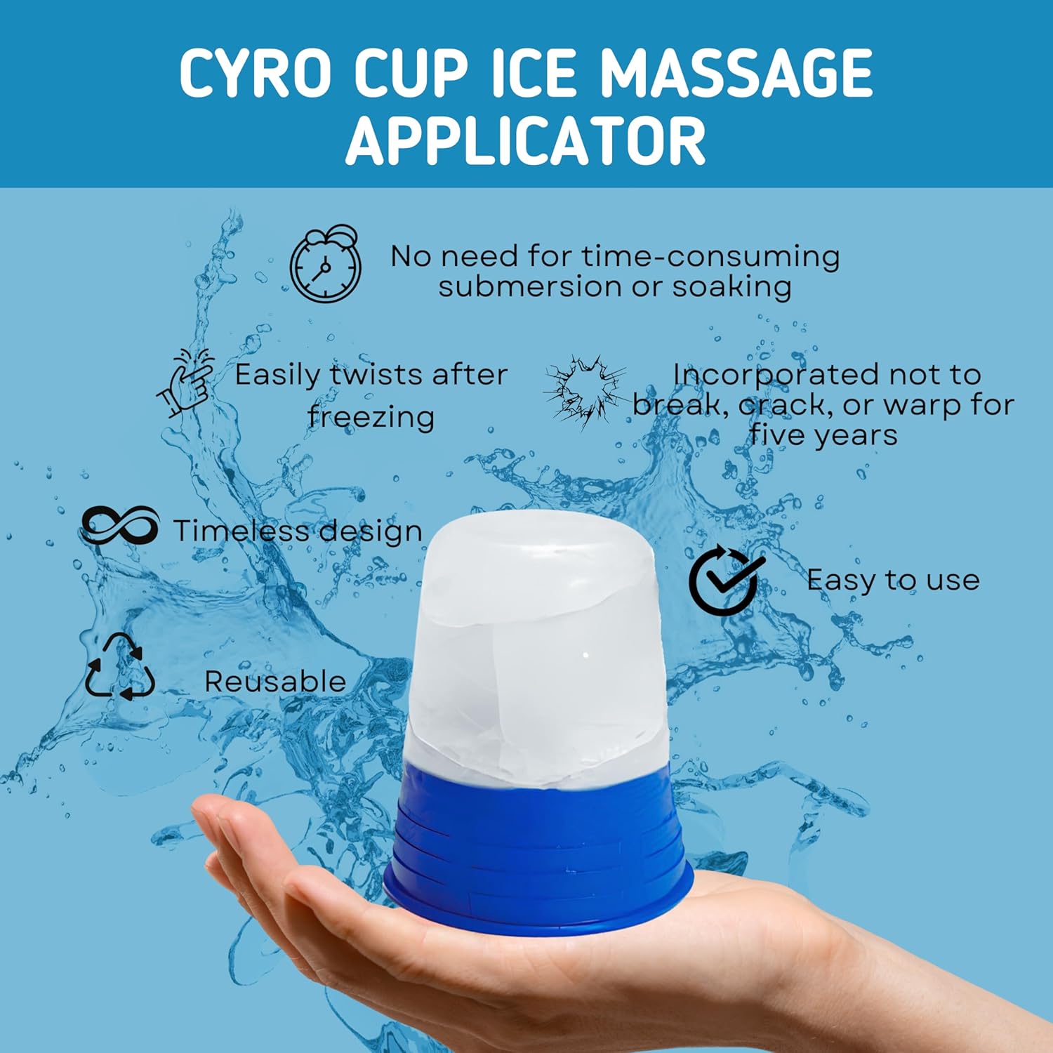 Cryocup Ice Massage Tool