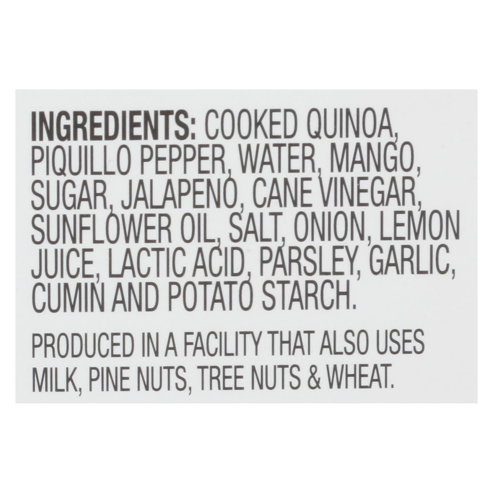 cucina and amore quinoa meals mango and jalapeno case of 6 7 9 oz