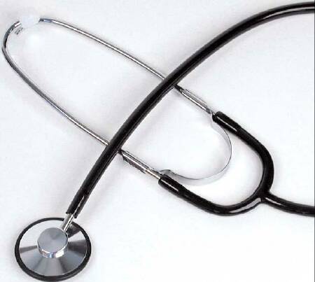 General Exam Stethoscope Yellow 1-Tube 22 Inch Tube Single Sided Chestpiece
