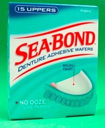 Denture Adhesive Sea•Bond Wafer 15 per Box