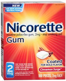 Stop Smoking Aid Nicorette 2 mg Strength Gum