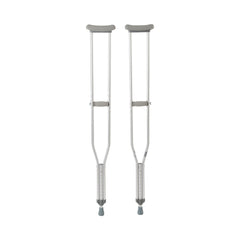 McKesson Underarm Crutches Tall Adult | 350 lbs Capacity, Adjustable Height (5'10"–6'6") Pack: PR