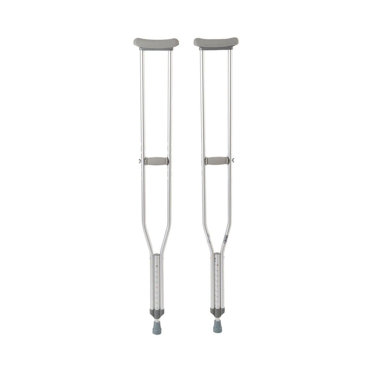 McKesson Underarm Crutches Tall Adult | 350 lbs Capacity, Adjustable Height (5'10"–6'6") Pack: PR