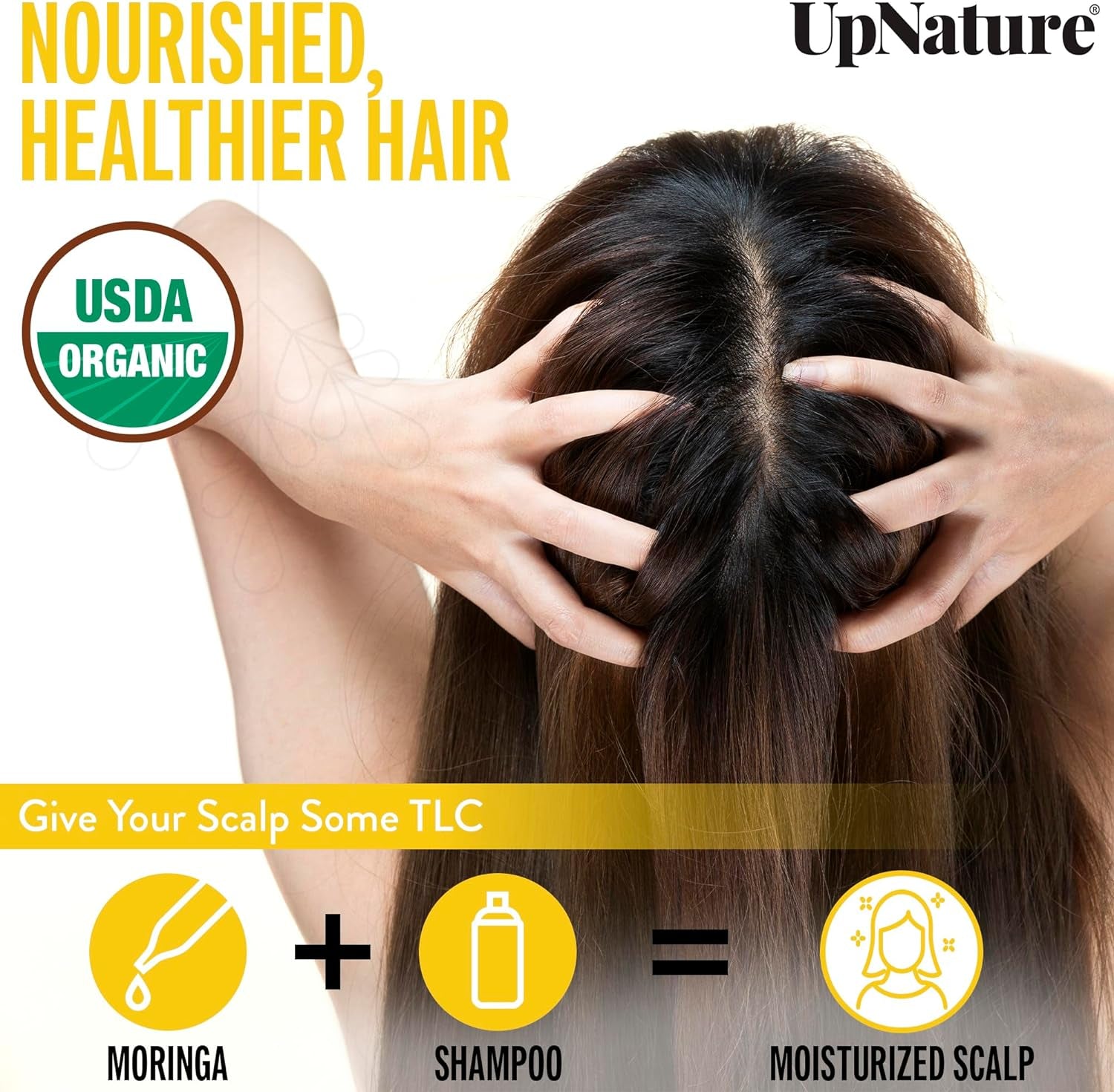 Moringa Oil Organic 4 OZ – USDA Certified Organic Moringa Seeds Oil - Moringa Oil for Face, Moringa Oleifera for Hair Growth - Therapeutic Grade, Undiluted, Non-Gmo