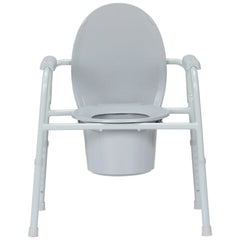 McKesson 3-in-1 Commode Chair Steel Frame 350 lbs Capacity - 13-3/4 Inch | 350lbs · Case of 4
