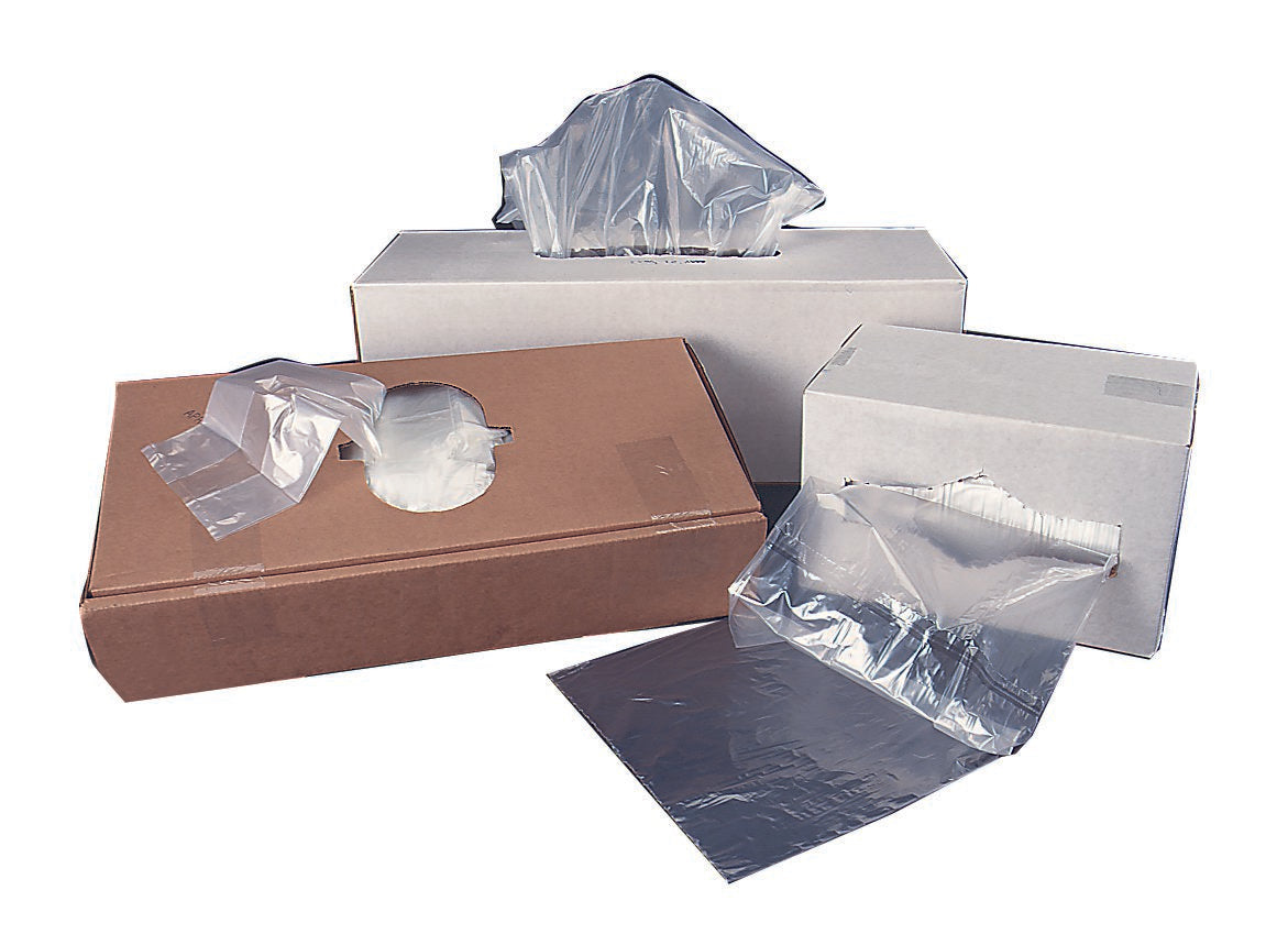 Trash Bag Colonial Bag 33 gal. Clear HDPE 12 Mic. 33 X 40 Inch X-Seal Bottom Flat Pack, Packaging Type- Case