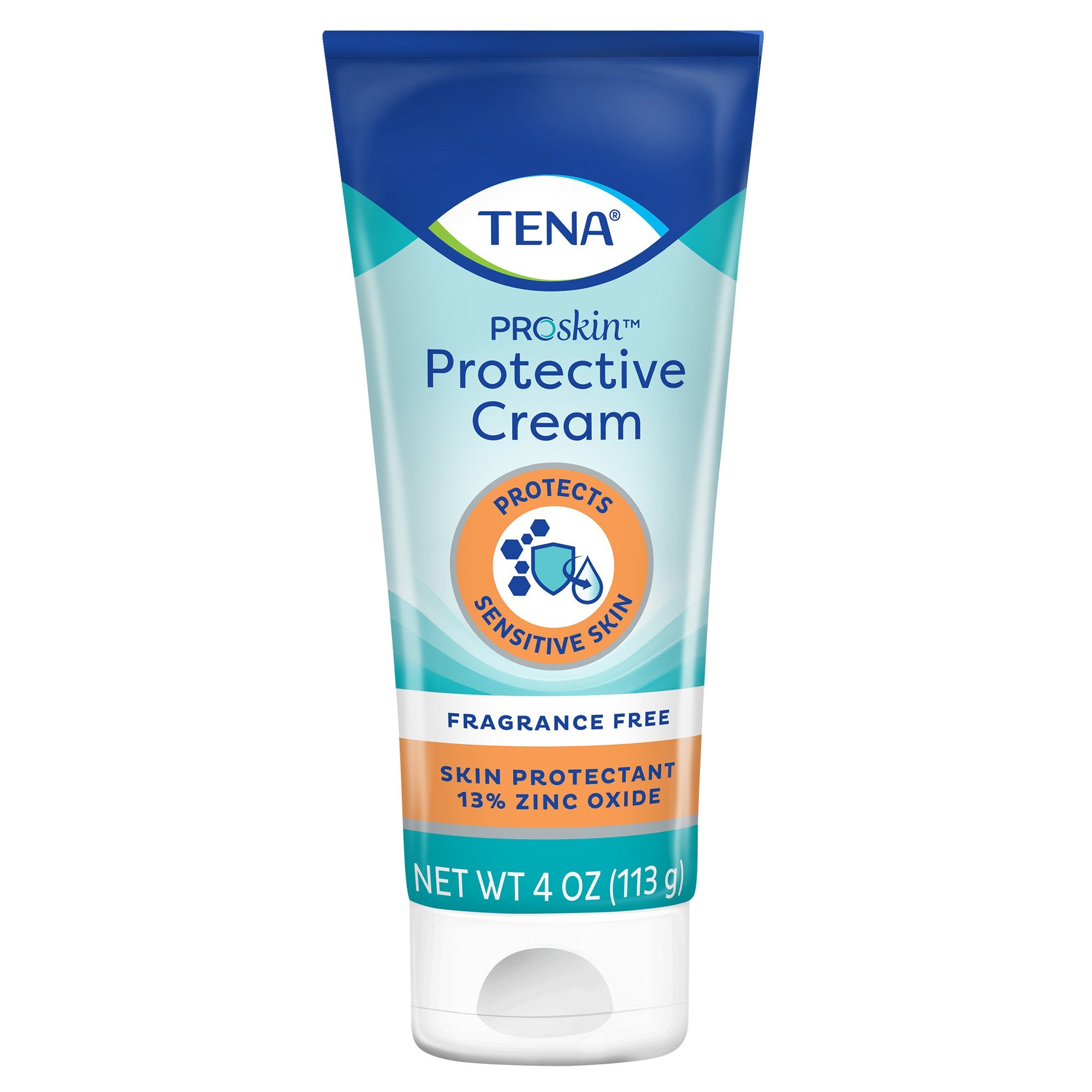 Skin Protectant Tena Proskin Protective Cream 4 oz. Tube Unscented Cream CHG Compatible