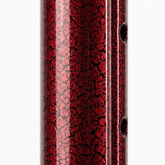 Offset Cane Alum W/gel Grip Red Crackle