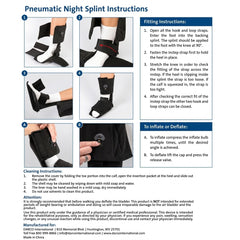 Night Splint  Black  Small Plantar-fascitis  Darco