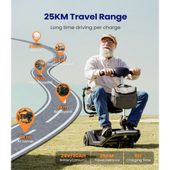 d50 adaptable lightweight mobility scooter