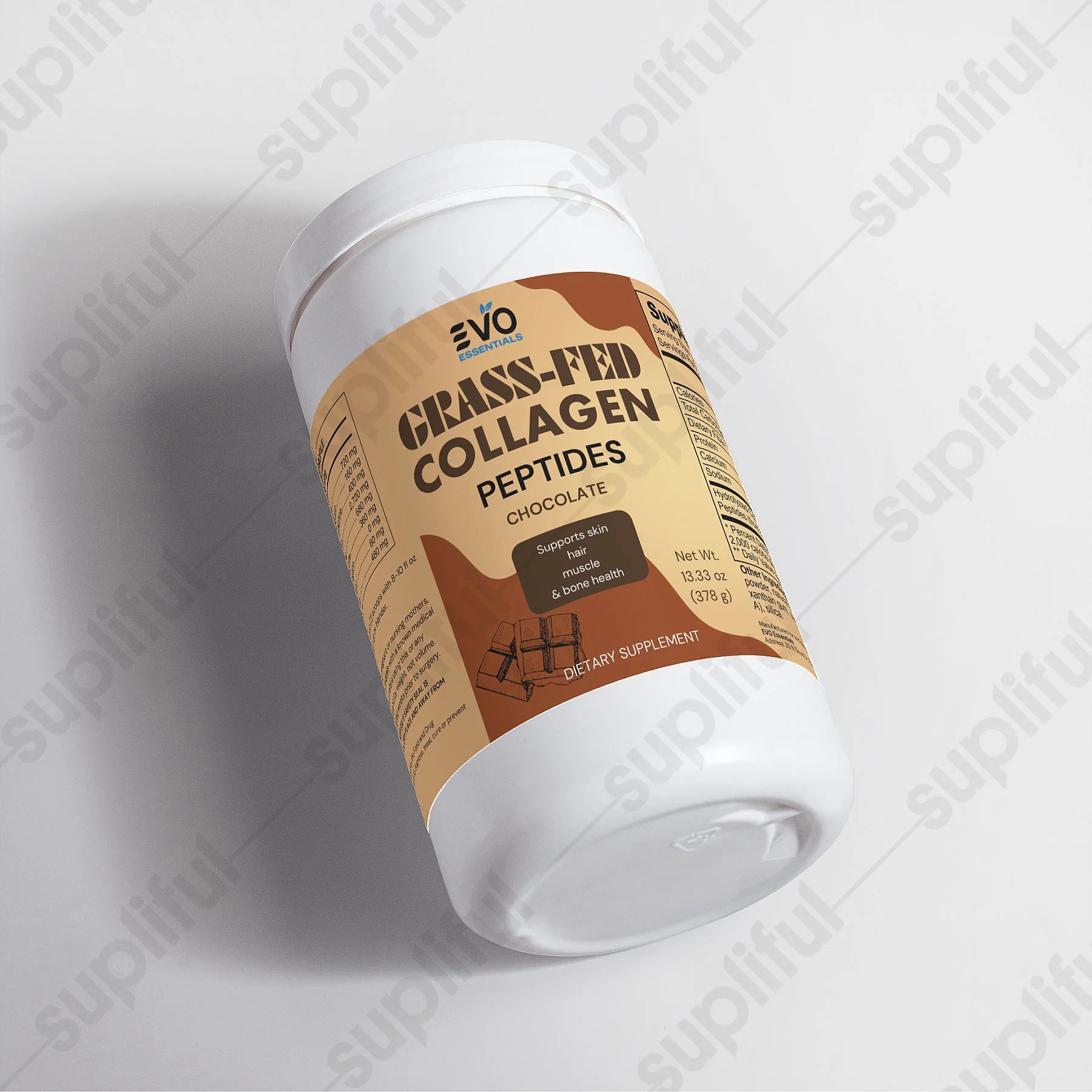 Grass-Fed Collagen Peptides Powder (Chocolate)