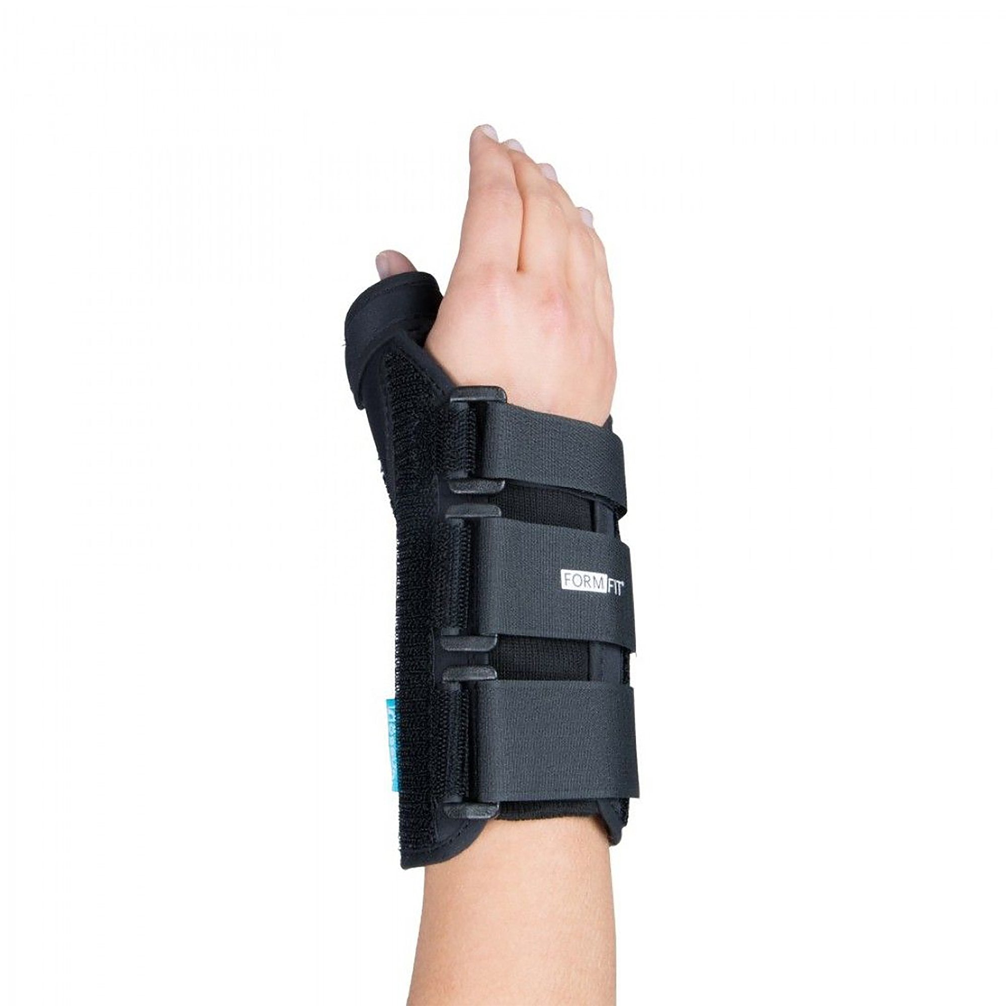 Thumb Spica Ossur Formfit X Small D Ring / Hook and Loop Strap Closure Right Hand Black
