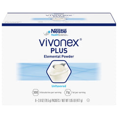 Oral Supplement Vivonex Plus Unflavored Powder 2.8 oz. Individual Packet Case of 36