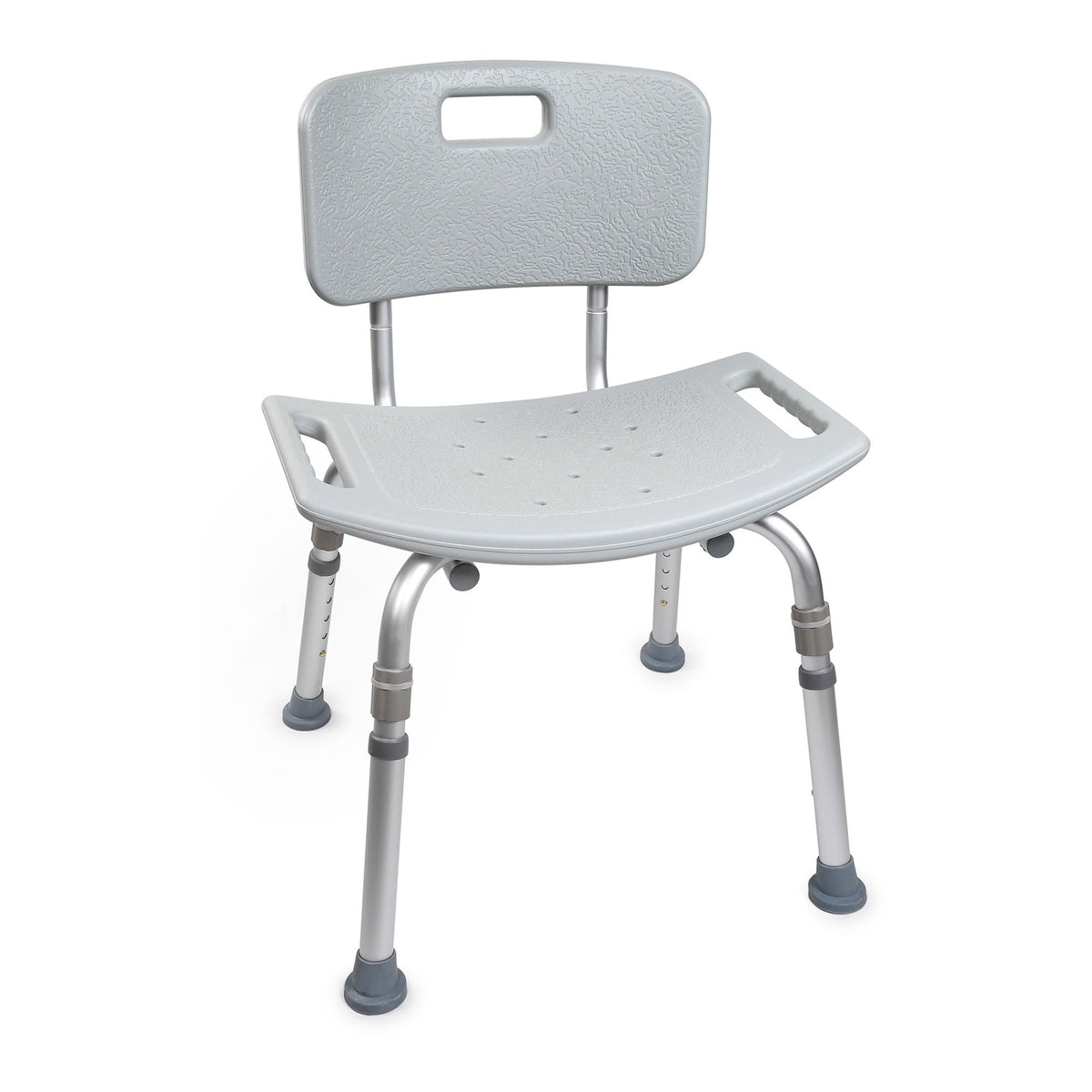 Bath Bench McKesson Without Arms Aluminum Frame Removable Backrest 19-1/4 Inch Seat Width 300 lbs. Weight Capacity, Packaging Type- Case Default Title