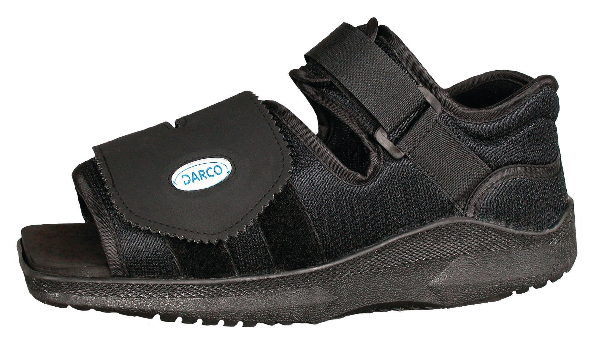 Darco Med surg Shoe Black Square toe Men's Large   All Care Store 