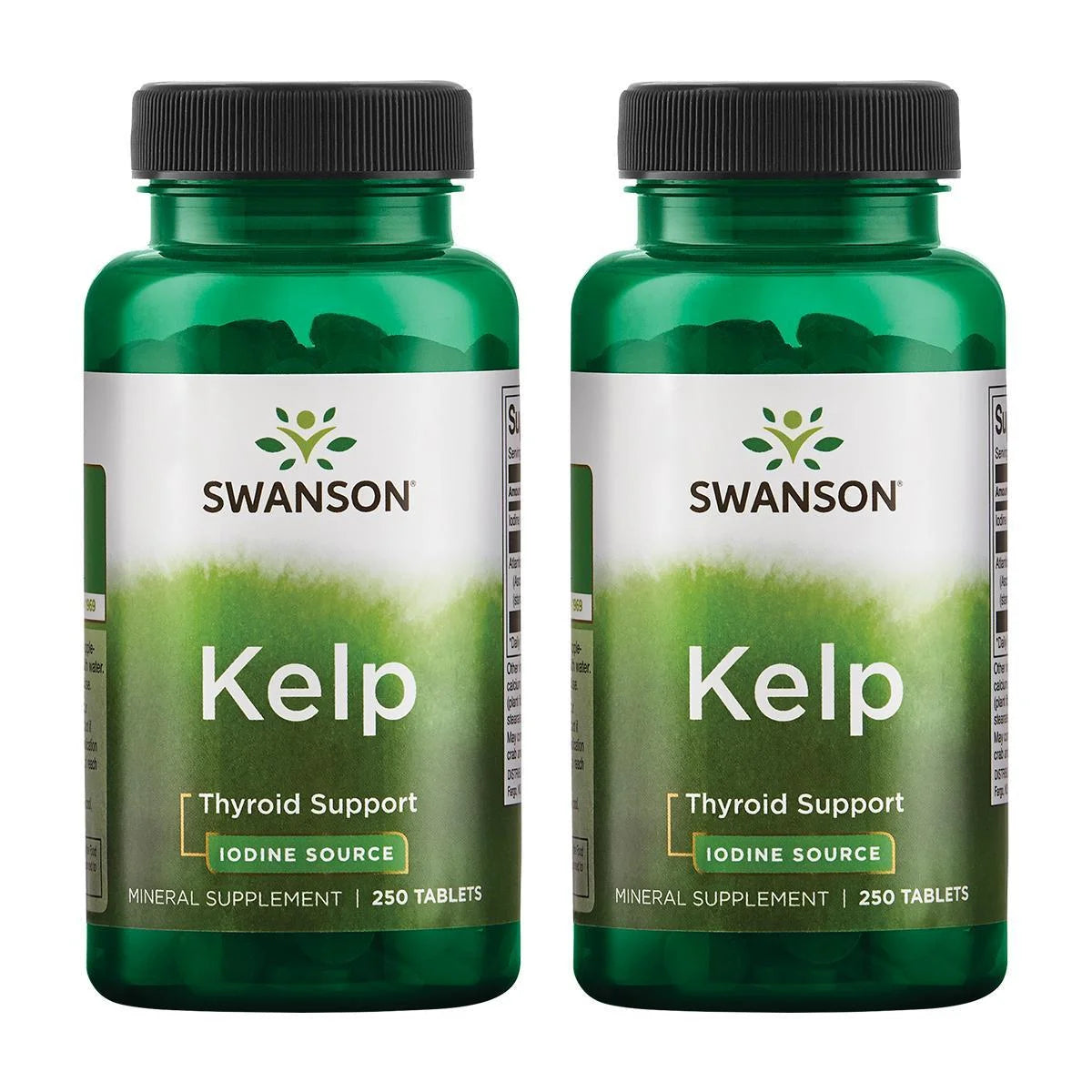 Kelp Iodine Source 225 Mcg 250 Tabs 2 Pack